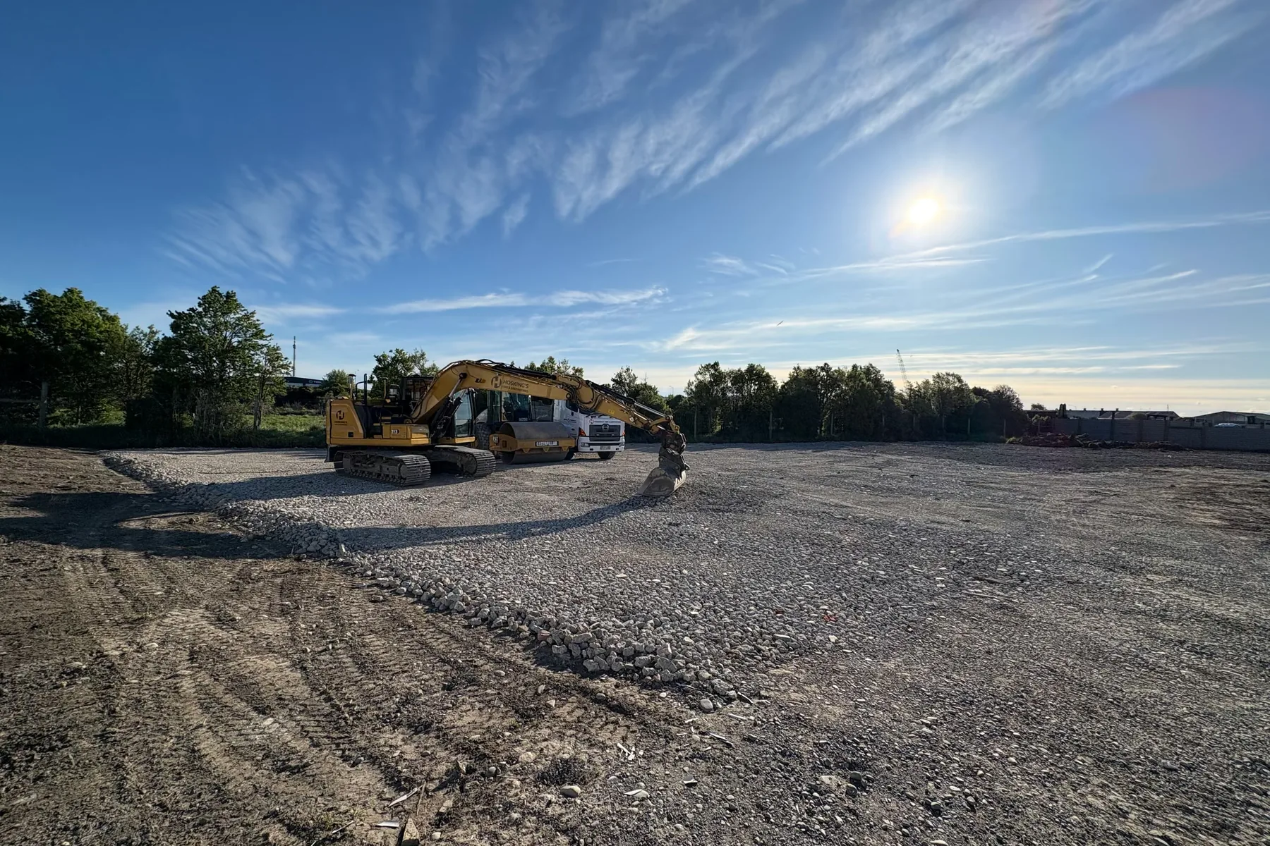 Earthworks site preparation